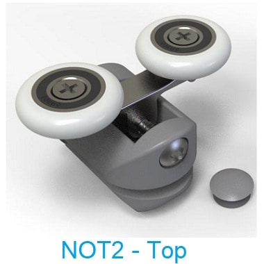 NOT2 - Top wheel - shower door parts
