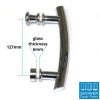 Shower Door Handle 127mm centers dimensions ShowerDoorParts