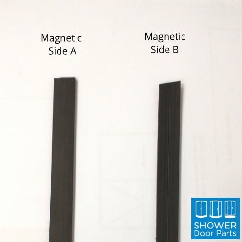 shower magnetic door seal A and B sides