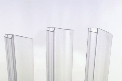 Vertical door seal h section strip 6mm 8mm or 10mm Vertical h Shower Door Seals ShowerDoorParts