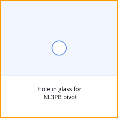 NL3PB slot needed in glass