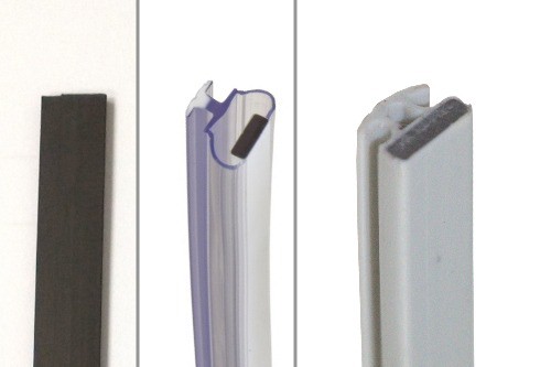 magnetic seal front image Shower Magnetic Door Seal