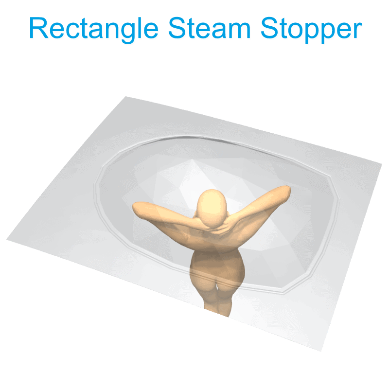 Rectangle Steam Stopper with person Henry Brooks
